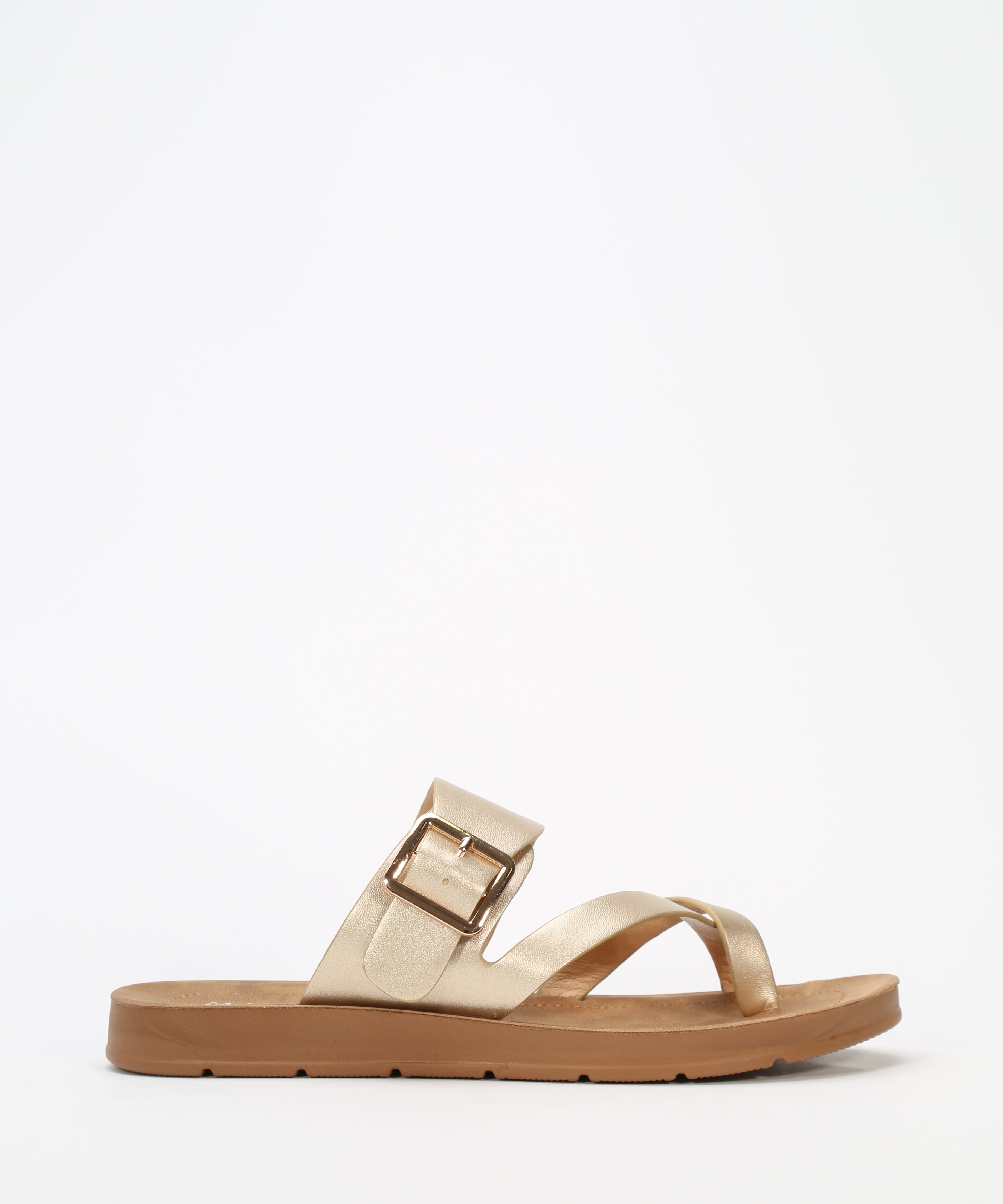 Sandalias planas hebilla image number null